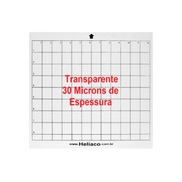 Base Transparente Silhouette Cameo 30mm 30X30Cm - Heliaco