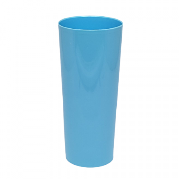 Copo Long Drink Azul Bebe Solido - 350ml