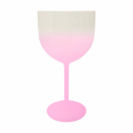Taça Gin Branca Degrade Rosa Bebe - 550ml